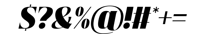 Zonnk Italic Font OTHER CHARS