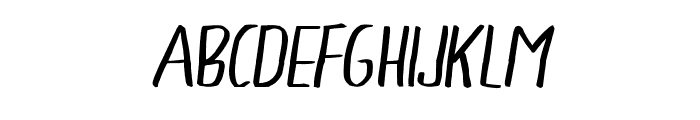 Zoro-Italic Font UPPERCASE