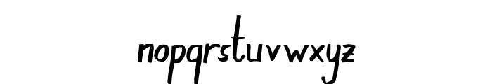 Zoro-Italic Font LOWERCASE