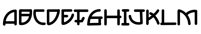 Zowan Regular Font UPPERCASE