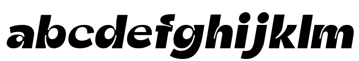 Zt Shago ExtraBold Italic Font LOWERCASE
