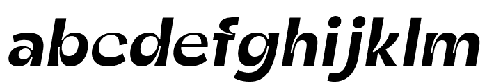 Zt Shago SemiBold Italic Font LOWERCASE