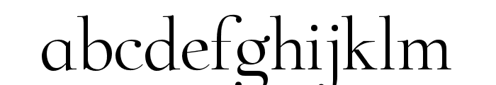 ZtChablis-Regular Font LOWERCASE