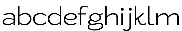 ZtNezto-ExtraLight Font LOWERCASE