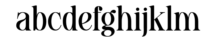 Zugili Font LOWERCASE