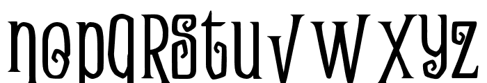 Zukones Distor Regular Font LOWERCASE