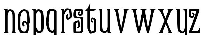 Zukones Regular Font LOWERCASE