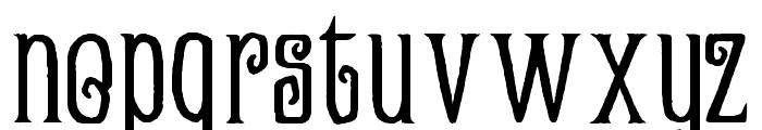 Zukones Rough Regular Font LOWERCASE