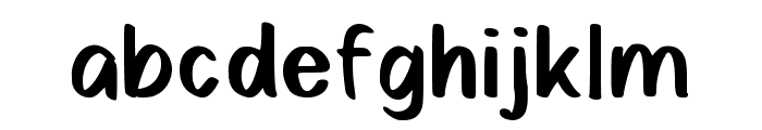 Zulpiya Regular Font LOWERCASE