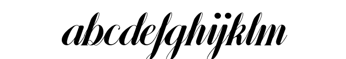 Zurbrich Regular Font LOWERCASE
