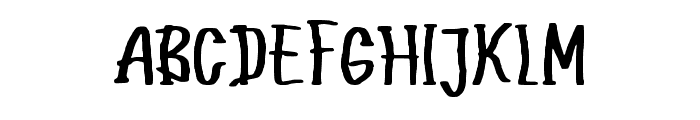 Zzfontx Regular Font UPPERCASE