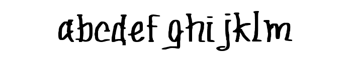 Zzfontx Regular Font LOWERCASE