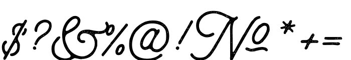 aaleyah-normal-stamp Font OTHER CHARS