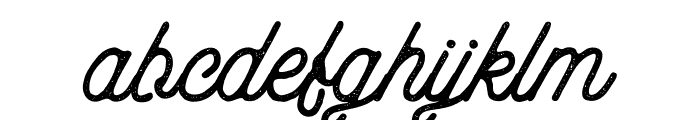 aaleyah-normal-stamp Font LOWERCASE