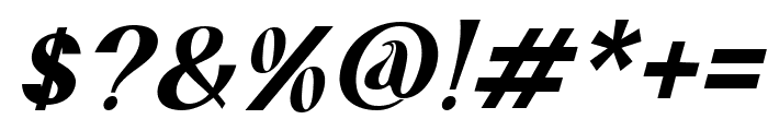 abington Bold Italic Font OTHER CHARS