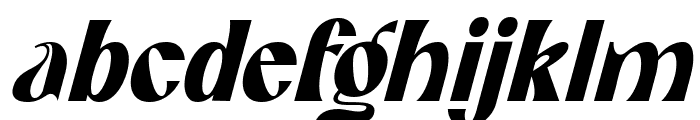 abington Bold Italic Font LOWERCASE
