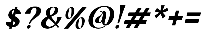 abington-BoldItalic Font OTHER CHARS