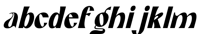abington-BoldItalic Font LOWERCASE