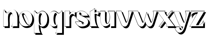 abington shadow Regular Font LOWERCASE