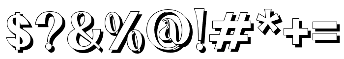 abingtonshadow-Regular Font OTHER CHARS