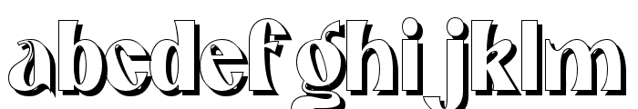 abingtonshadow-Regular Font LOWERCASE