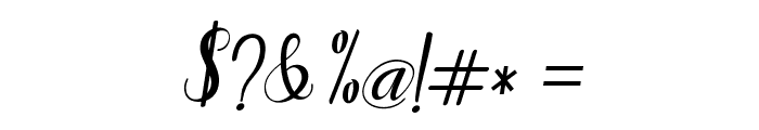 adalinescript-Italic Font OTHER CHARS