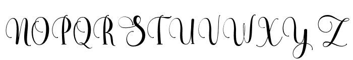adelina-Regular Font UPPERCASE