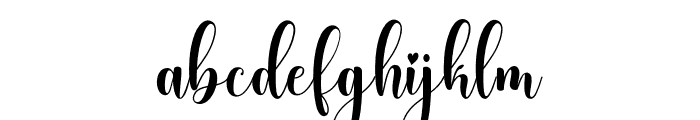 adelina-Regular Font LOWERCASE