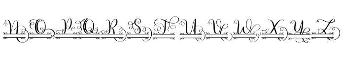 adella monogram Font LOWERCASE
