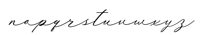 adellisa Regular Font LOWERCASE