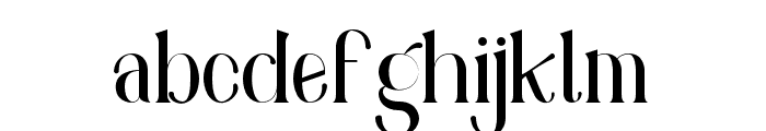 adhiyasa-Regular Font LOWERCASE