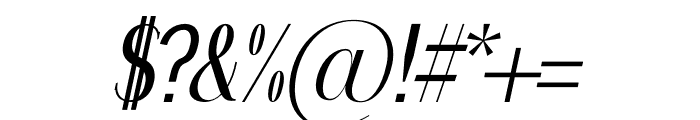 adora Italic Font OTHER CHARS
