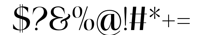 aerotine-Regular Font OTHER CHARS