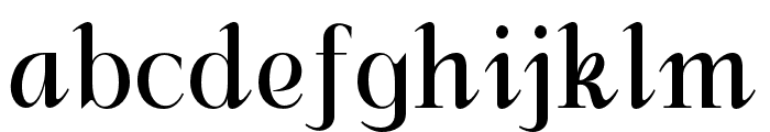 aerotine-Regular Font LOWERCASE