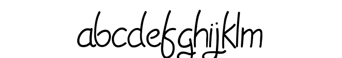 ahsley Regular Font LOWERCASE