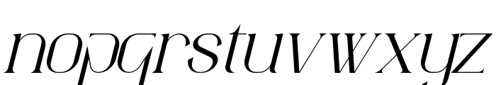 aimstesa Italic Font LOWERCASE