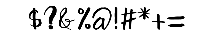 aishia-Regular Font OTHER CHARS