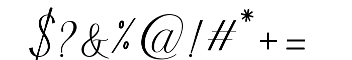 akayla-Regular Font OTHER CHARS