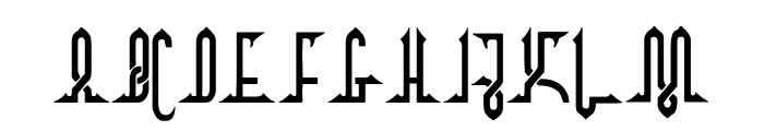 al Qadisiyah Font UPPERCASE