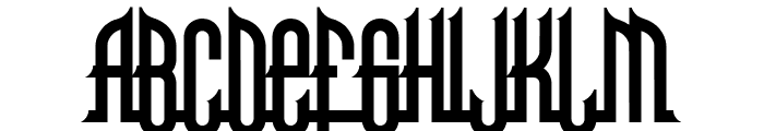 albarokah Font UPPERCASE