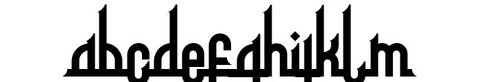 albarokah Font LOWERCASE