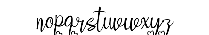 aleidita's heart Font LOWERCASE