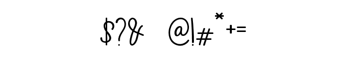 alleigra-script Font OTHER CHARS