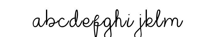 alleigra-script Font LOWERCASE