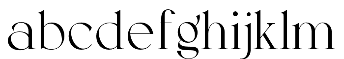 alletha-Regular Font LOWERCASE