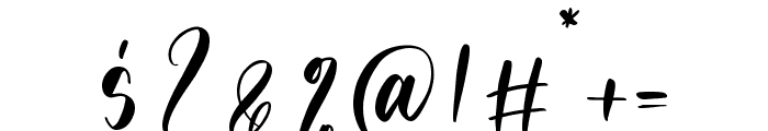 almond whisp Font OTHER CHARS