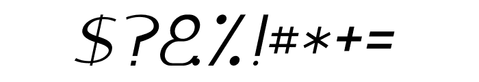 ambada Italic Font OTHER CHARS
