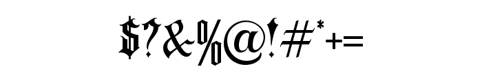 amorphous-Regular Font OTHER CHARS