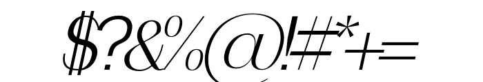 anauma Italic Font OTHER CHARS