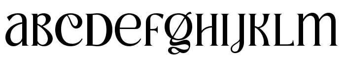 anger-Regular Font LOWERCASE